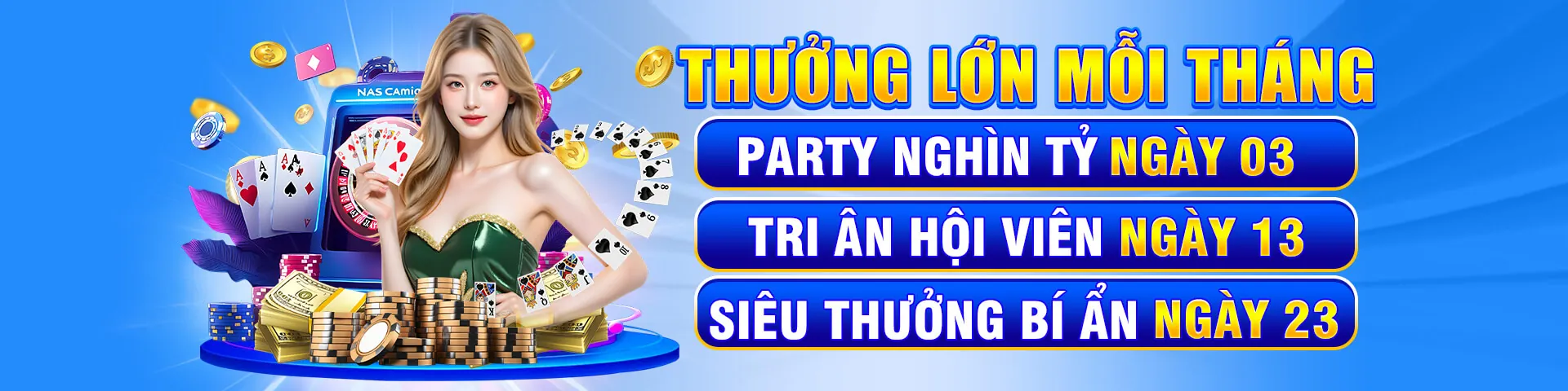 Hình ảnh banner chính của vei99 với các trò chơi cá cược và khuyến mãi hấp dẫn